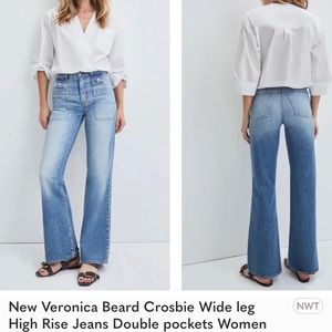 Vernonica Beard Crosbie wide leg denim. NWT!